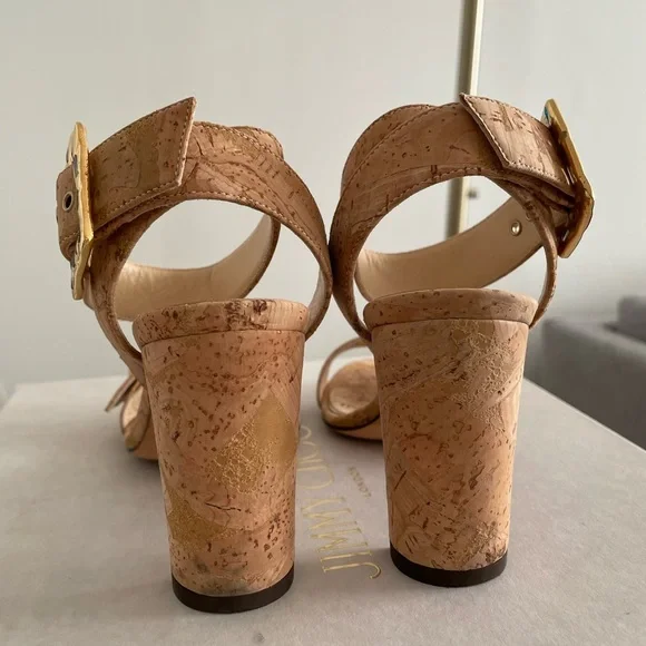 Jimmy Choo Dacha 85 Sandal, Size 34 EU - Picture 5 of 12